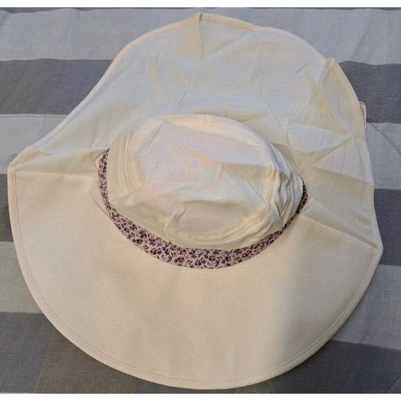 Sun Hats for Women Foldable Wide Birm Boonie Hat Adjustable, Hat with tether - Picture 4 of 9